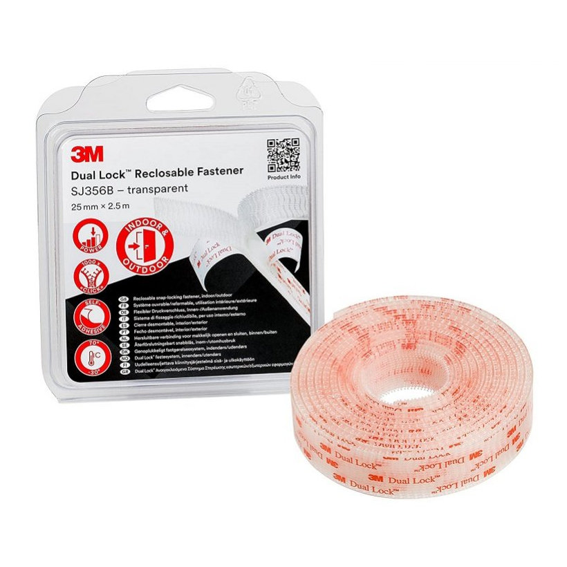 Páska na suchý zip Dual Lock 25mm-2,5m