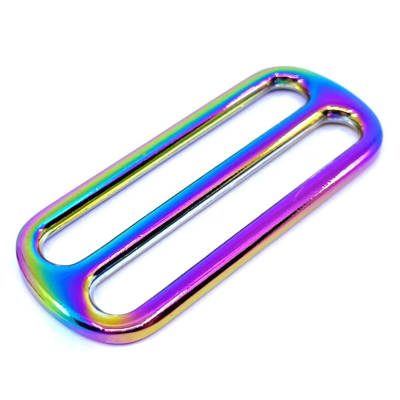 Průvlečná spona duhová 20x6mm