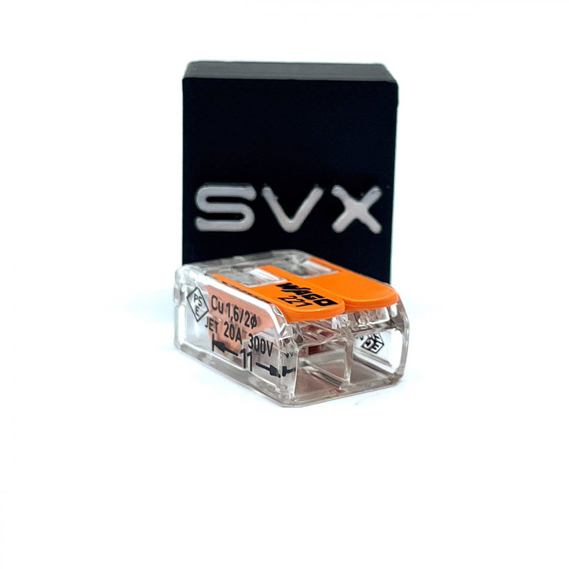 Svorka bezšroubová s páčkou - 2 vodiče