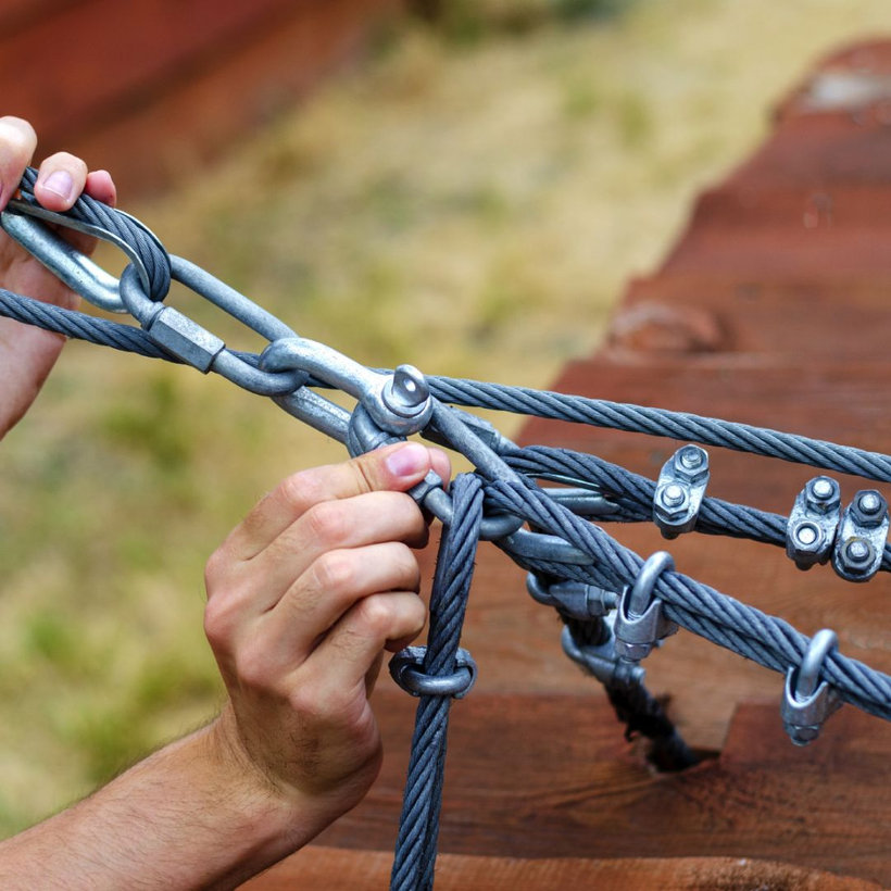 Karabina s maticí pozinkovaná 12 mm