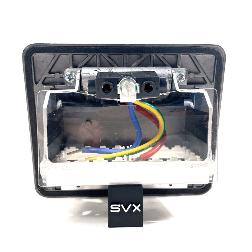 Pop-up krabice - matný hliník - 4 modul