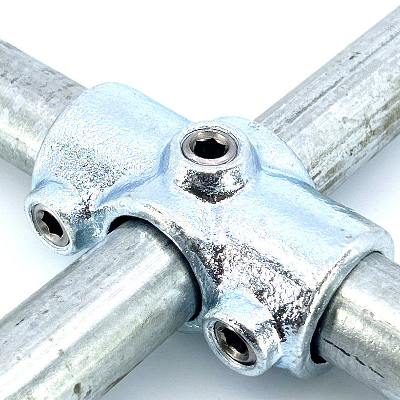 Spojovací článek ve tvaru X 27 mm - pozinkovaný