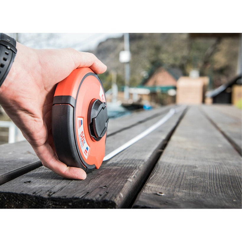 Pásmo měřící ocelové rychlonavíjecí