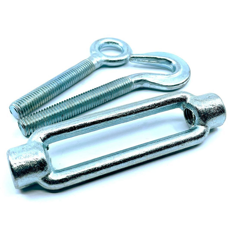 Napínač oko-hák DIN 1480 zn M24