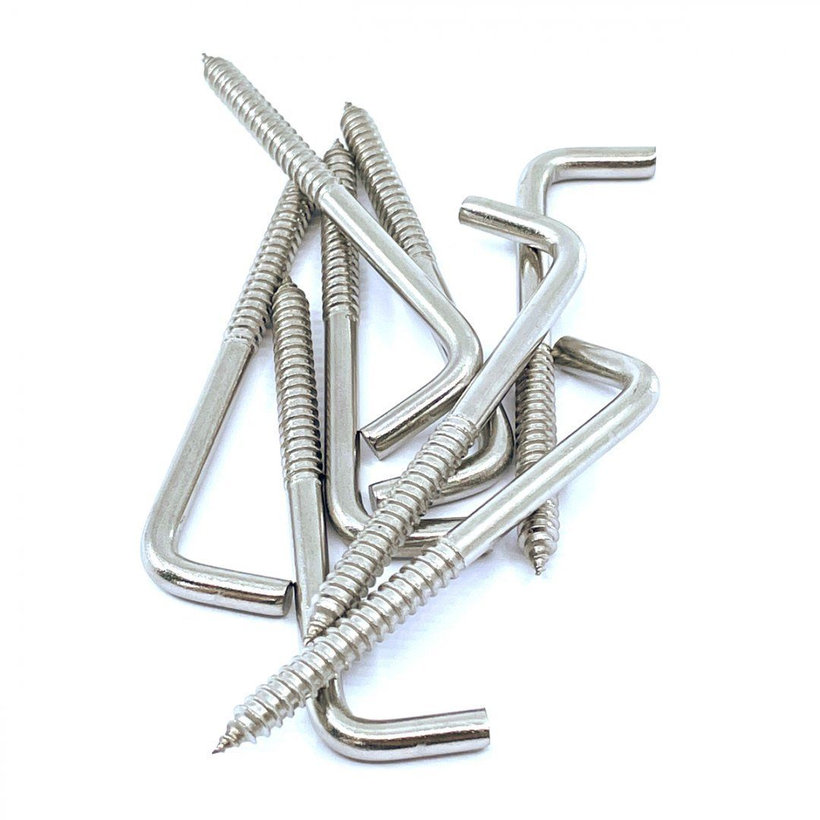 Nerezová skoba s vrutem 50 mm