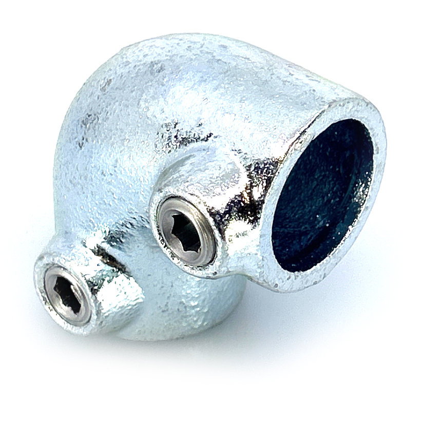 Spojovací článek ve tvaru L 27 mm - pozinkovaný