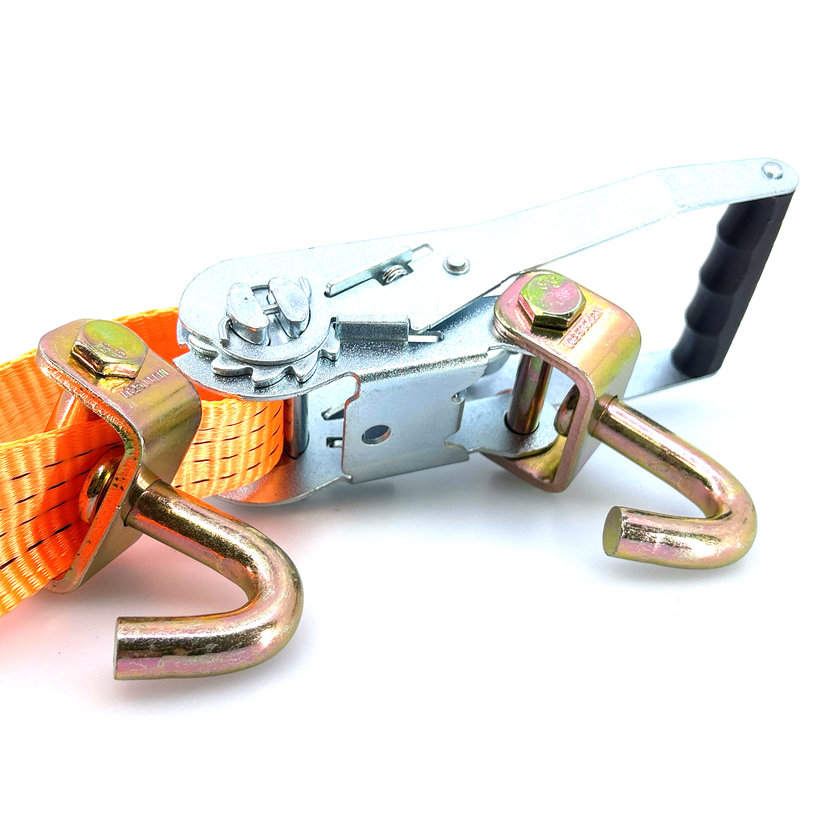 Gurtna na odtahovku s návlekem 4T - 3,5 m + 3 otočné háky