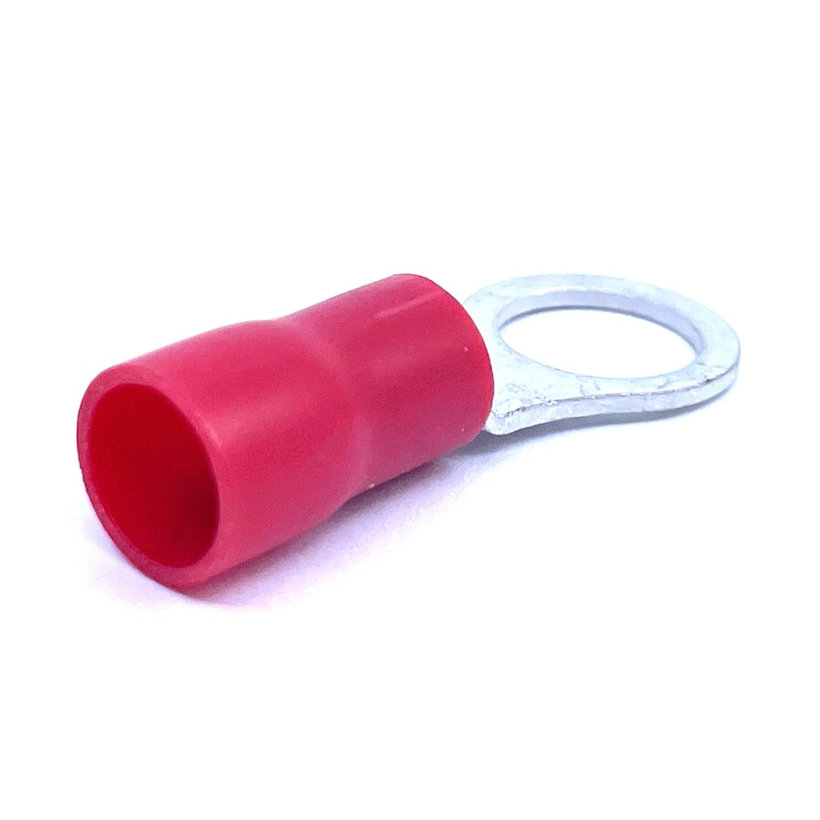 Izolované Cu kabelová oka lisovací červené 10mm²