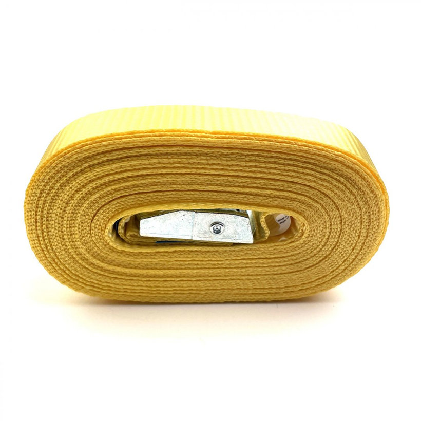 Jednodílný rychloupínací pás se sponou a volným koncem žlutý 8M