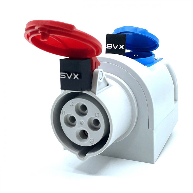 Zásuvka nástěnná IZVZ 1643 16A 4p + 230V