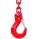 Řetězový závěs hák-hák tř 80 (1,5 m, 3150 kg, 10 mm)