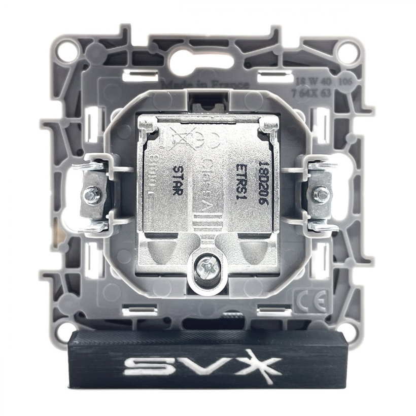 Niloé zásuvka TV+R+SAT bílá koncová