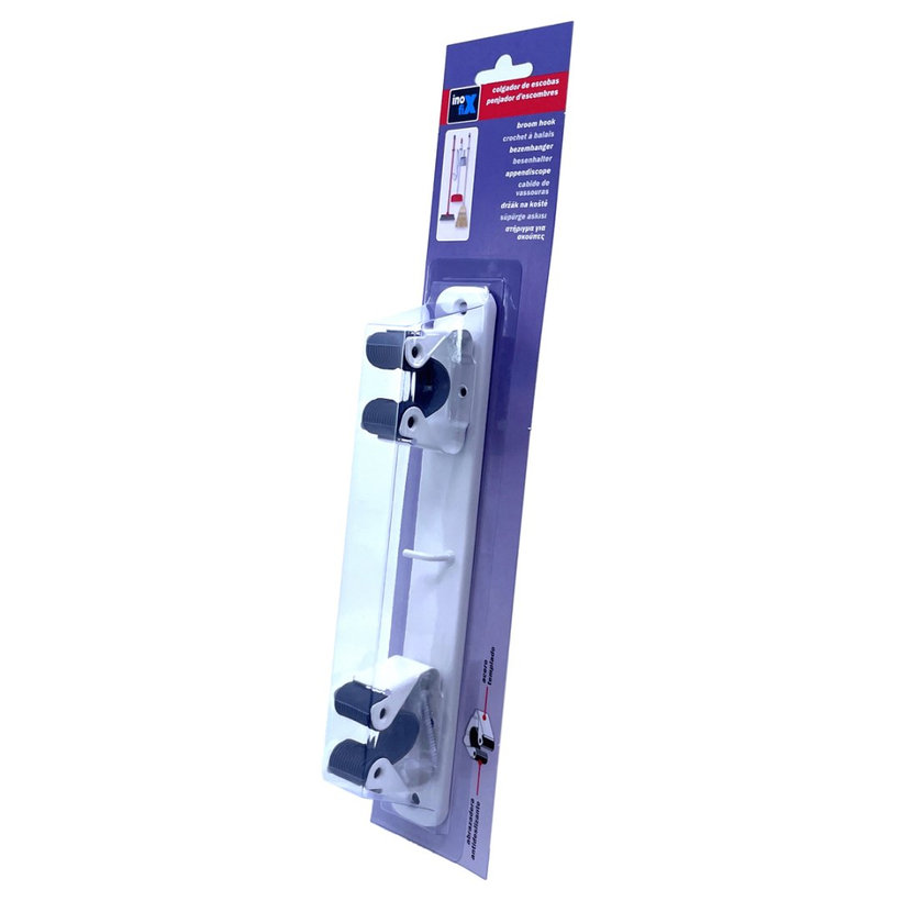 Držák na metlu dvojitý 32x230x46mm