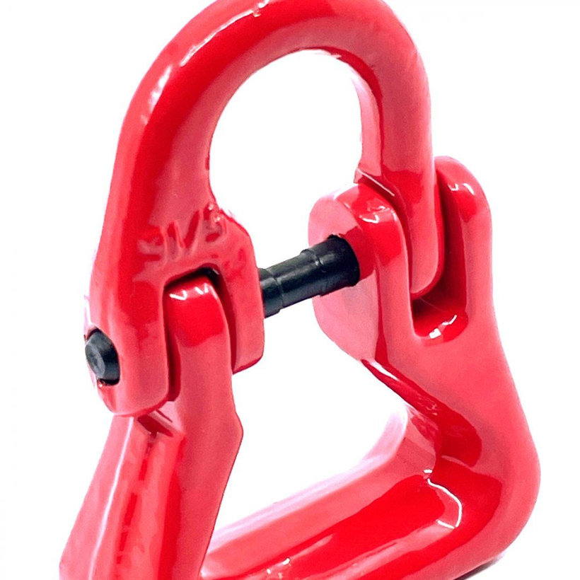 Spojovací článek na textilní pásy tř 80 červený 8mm