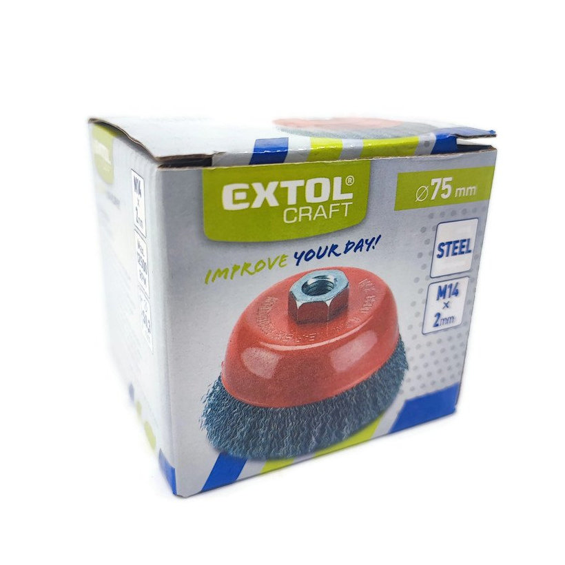 Kartáč hrníčkový vlnitý M14-75x0,3mm