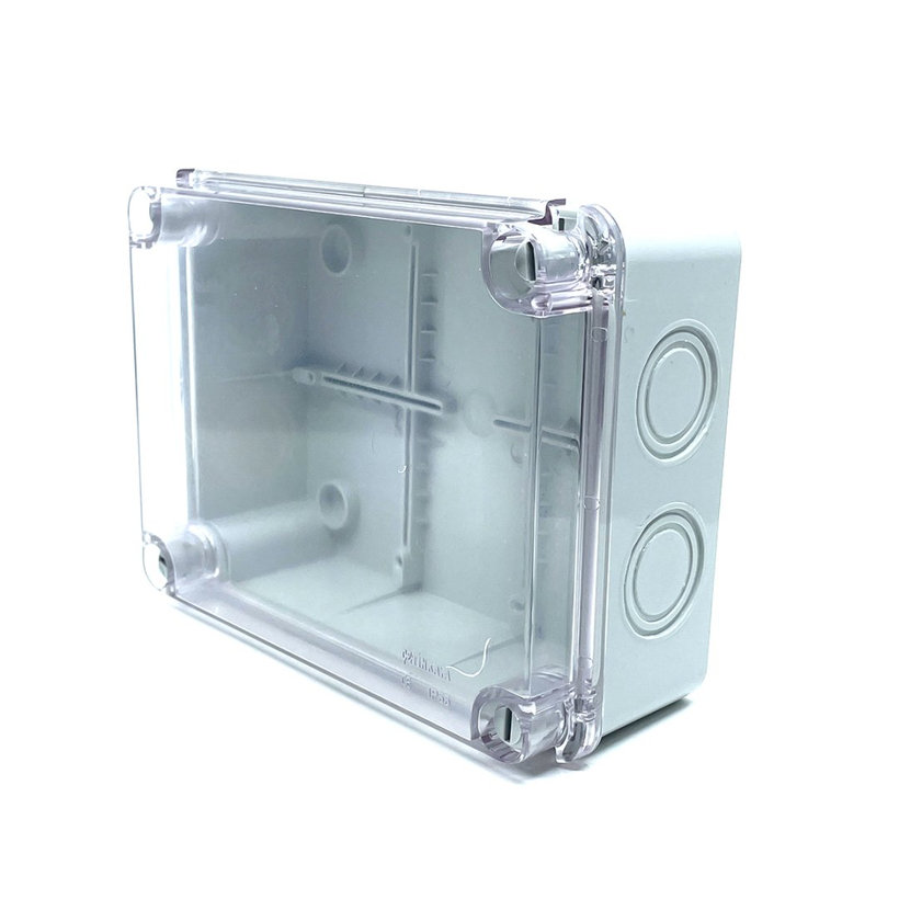 Montážní krabice IP67 s průhledným víkem 190x145x80mm