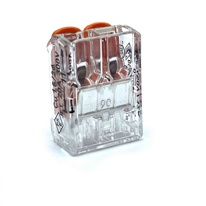 Svorka bezšroubová s páčkou - 2 vodiče