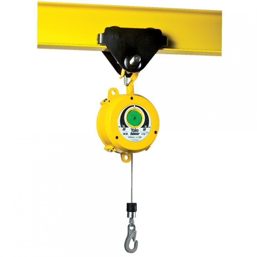 Pružinový balancer s bezpečnostním prvkem a proudlouženým lanem 22kg