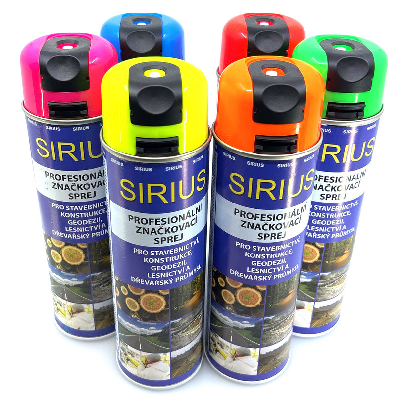 Značkovací sprej SIRIUS ZELENÝ – 500 ml