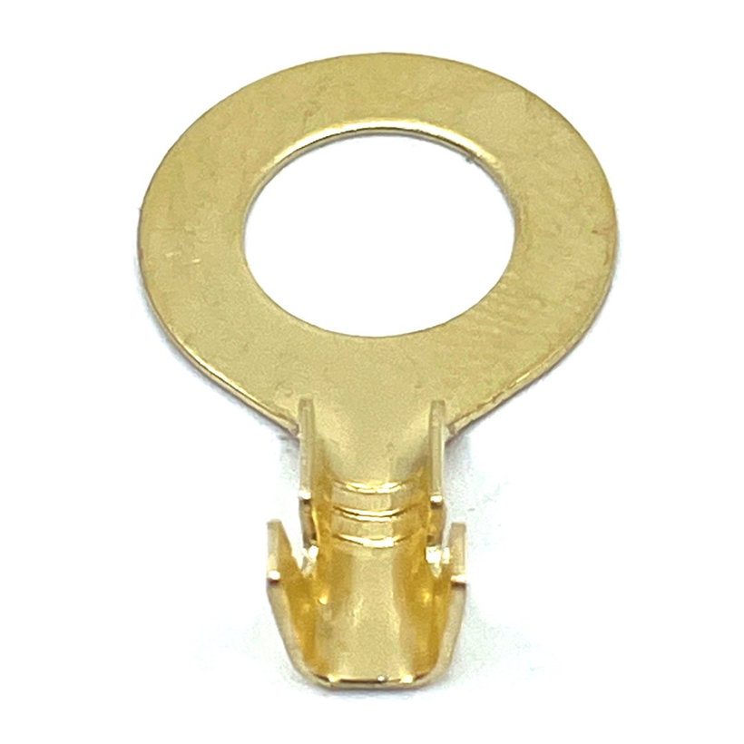 Neizolované mosazné lisovací oko - 100ks 2,5mm²