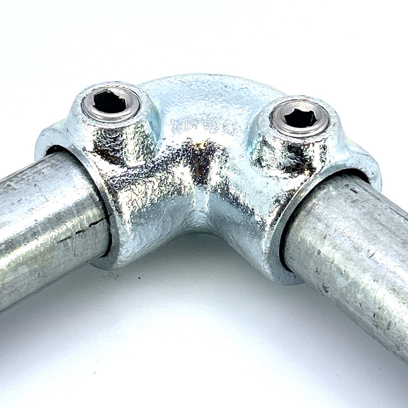 Spojovací článek ve tvaru L 27 mm - pozinkovaný