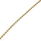 Řetěz kuličkový žlutý zinek 2,1mm