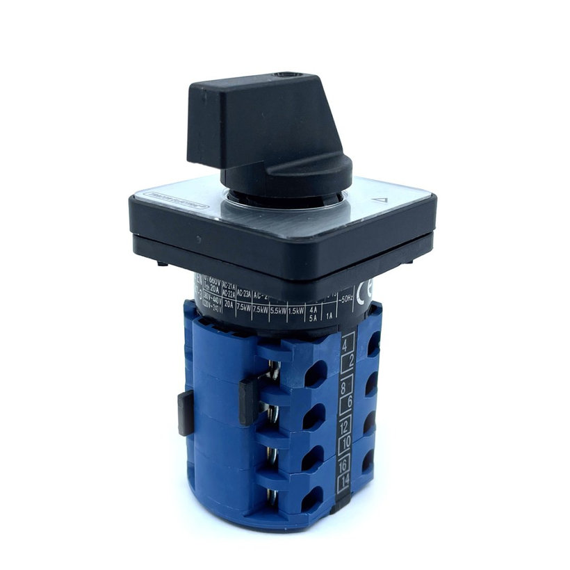 Vačkový přepínač motoru hvězda-trojúhelník 20A