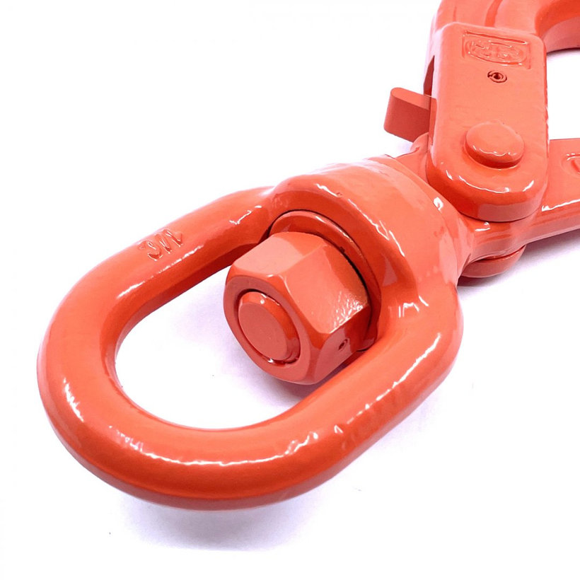 Samozajišťovací otočný hák tř 100 oranžový 10mm