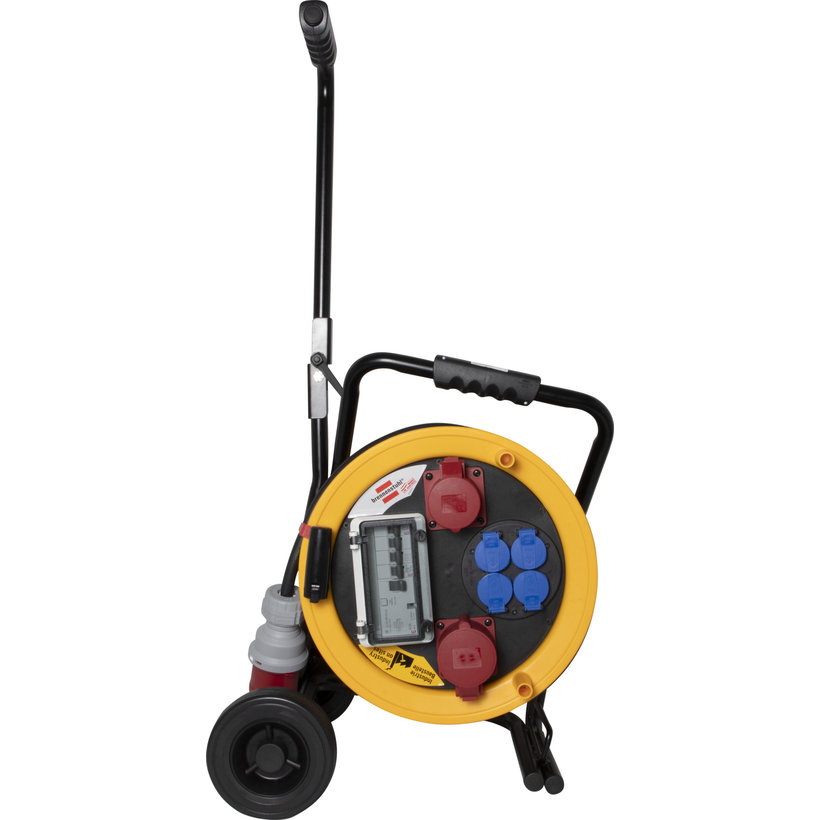 Prodlužovací kabel na bubnu s vozíkem 30m