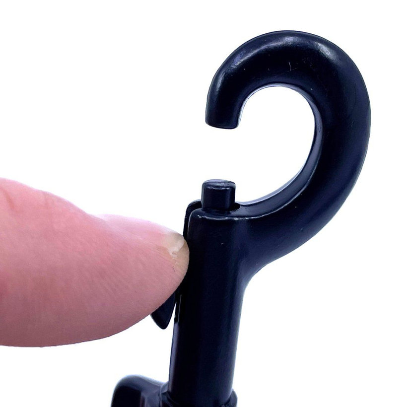 Karabina otočná černá 53x13mm