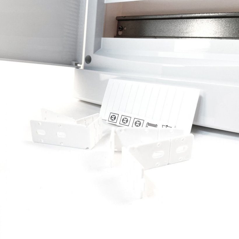 Rozvodnice zapuštěná bílá U24 - C/N 283x357x106mm