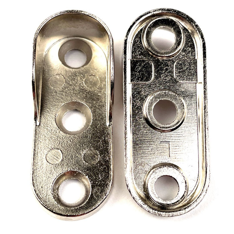 Držák šatníkové tyče pomosazený 15x32mm