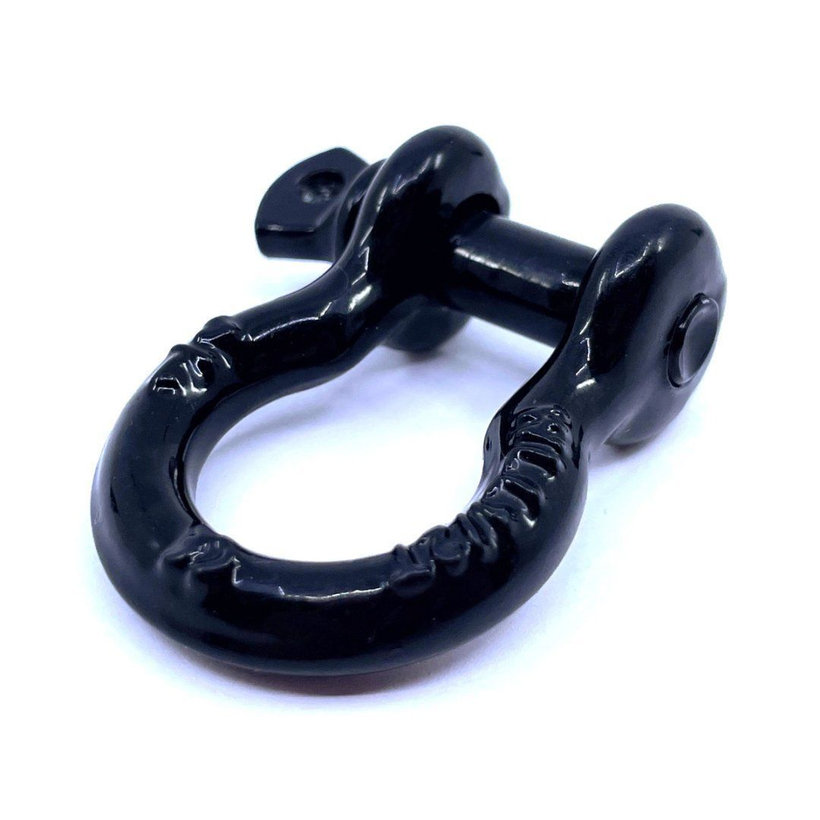 Třmen pevnostní Tvar Oblouk s čepem - černý 2T