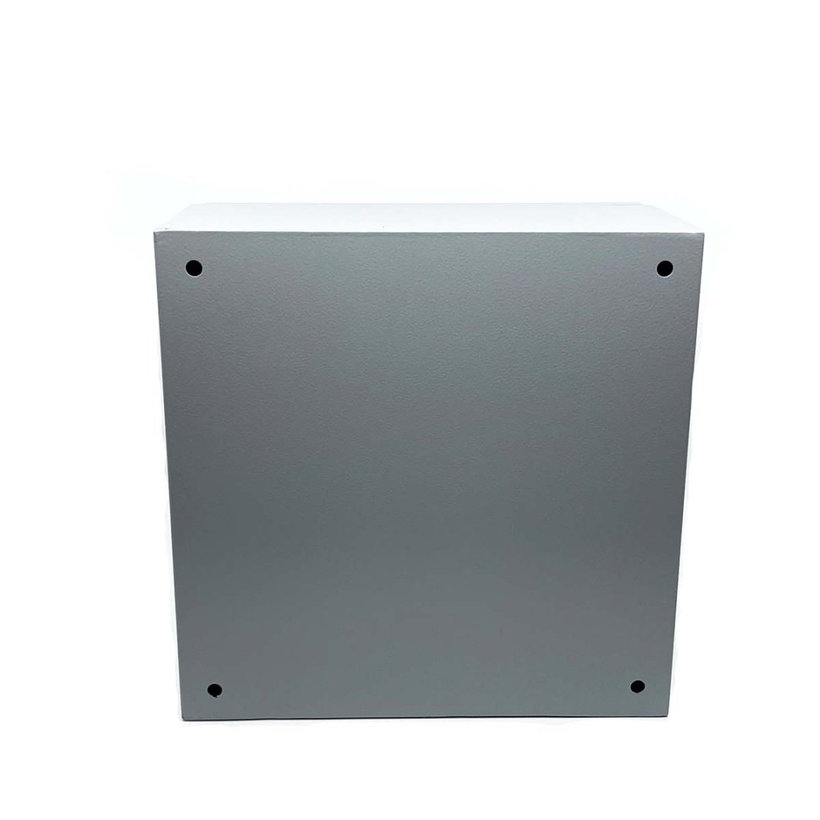 Ocelově-plechová rozvodnice, šedá 400x400x250mm