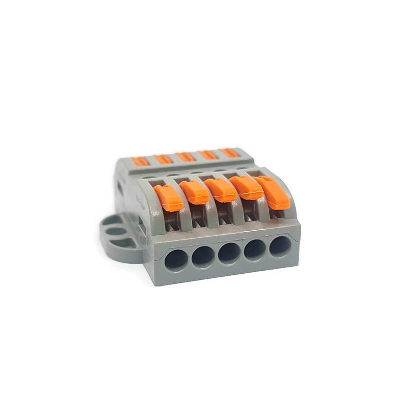 Spojovací svorka pružinová - 5 vodičů