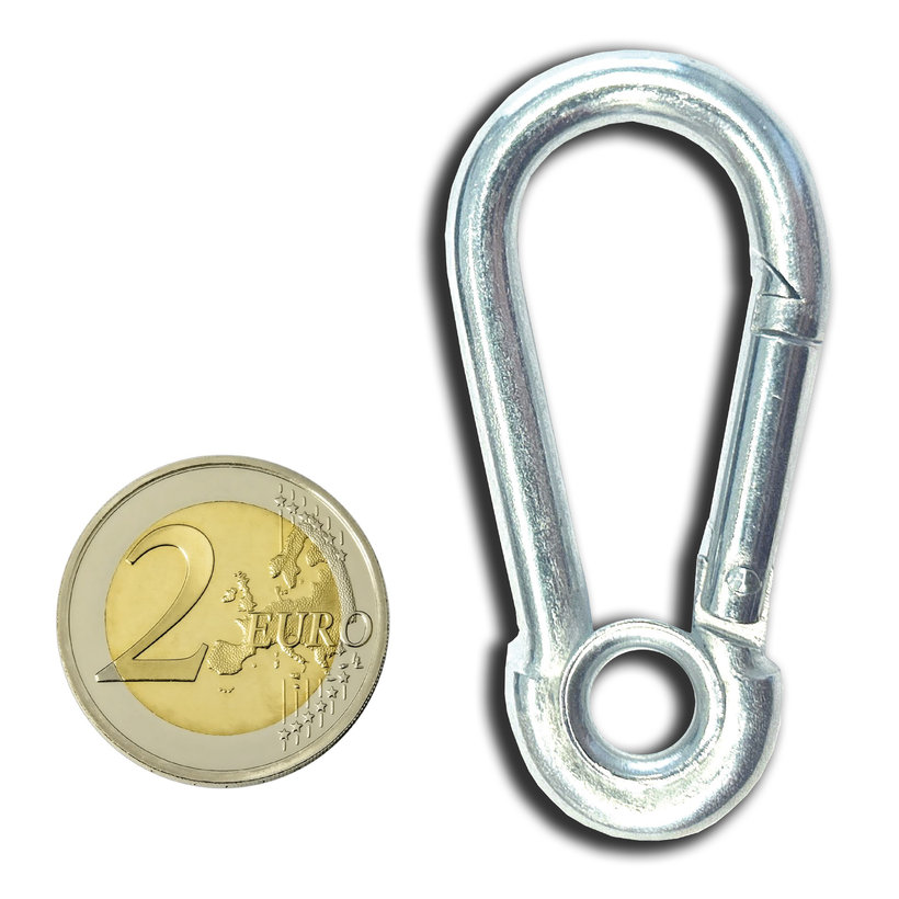 Karabina s kroužkem zn 5mm