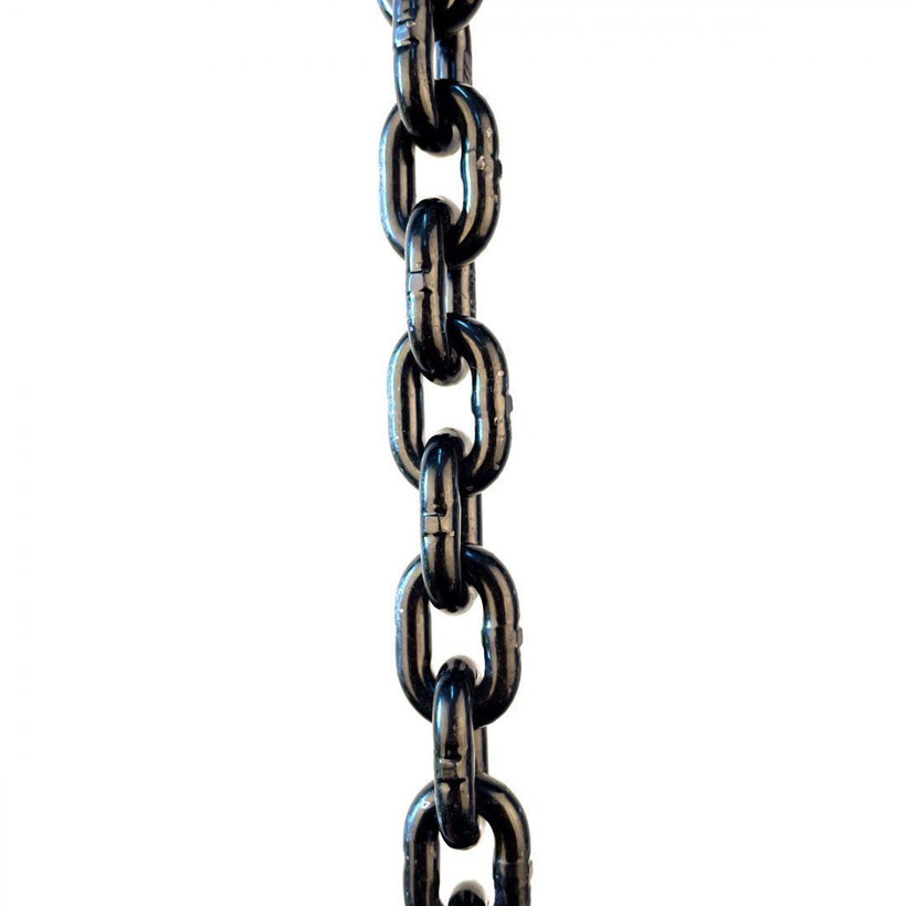 Řetězový závěs oko-hák tř 80 se zkracovačem (2,5 m, 2000 kg, 8 mm, černá)