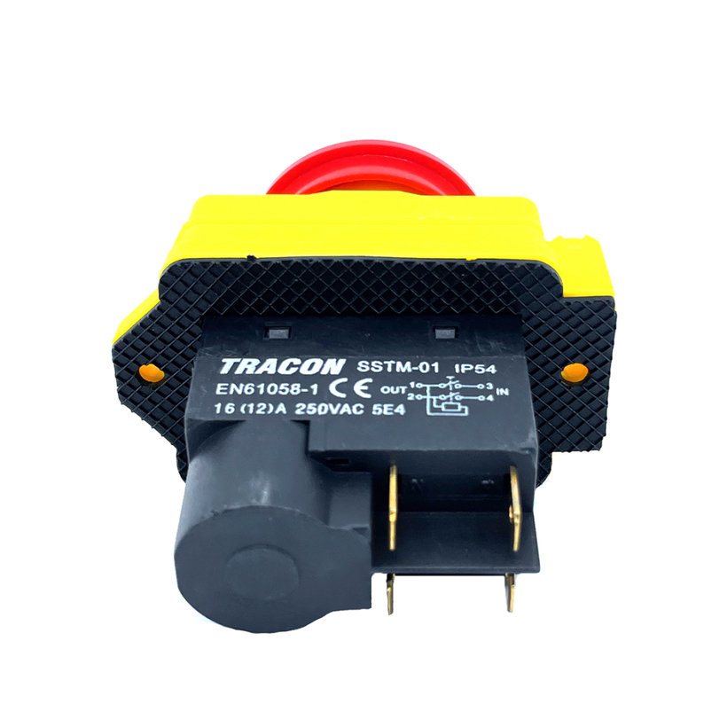 Bezpečnostní tlačítka - hřibová hlavice