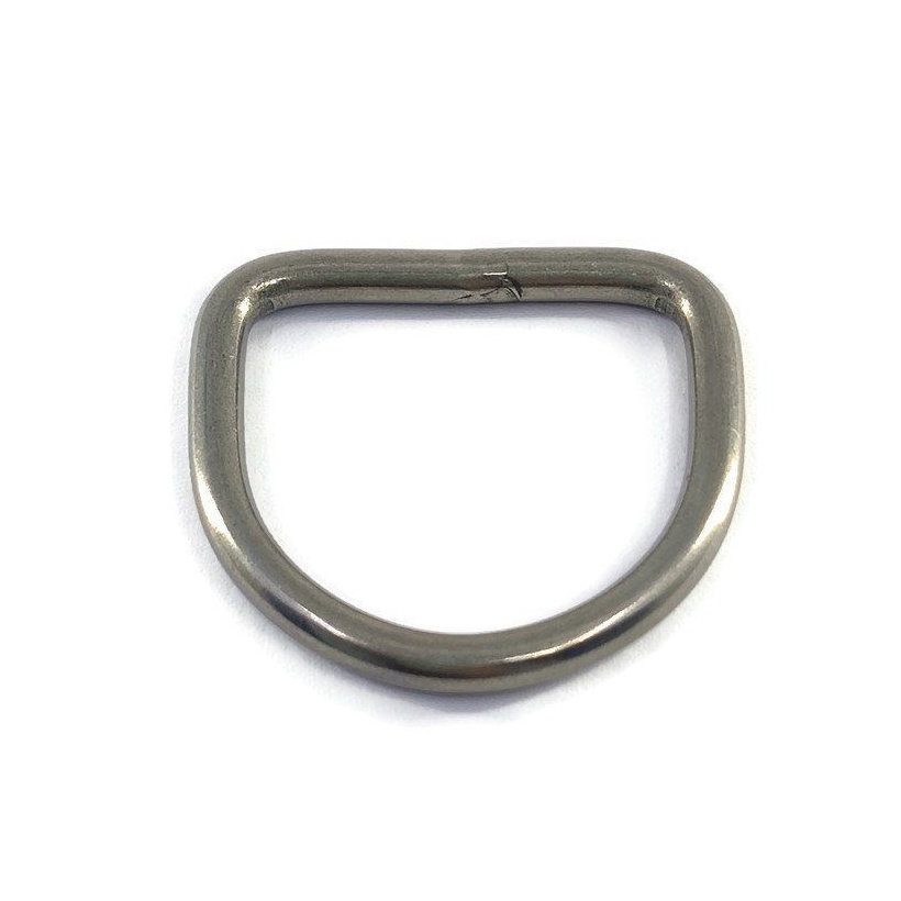 Nerezový kroužek svařovaný tvar D A4 6 mm