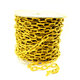 Klasický řetěz barevný na cívce/žlutá 2,2mm