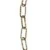 Tepané řetězy žlutý zinek (vzhled MOSAZ)