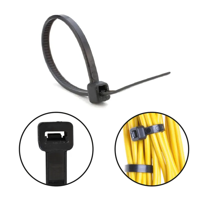 Stahovací páska černá 2,5x120mm