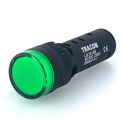 Kontrolka LED zelená 16mm