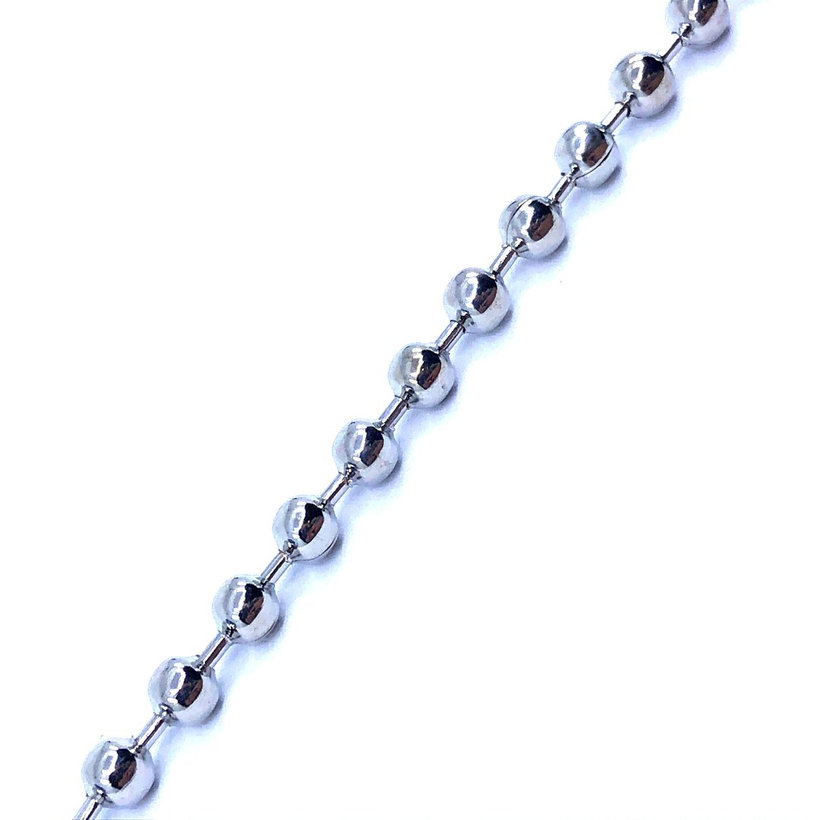 Řetěz kuličkový poniklovaný 2,1mm
