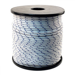 PA pletené lano TORNADO bílo-modré 16pr