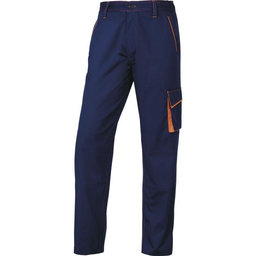 Pracovní kalhoty PANOSTYLE modrá-oranžová M