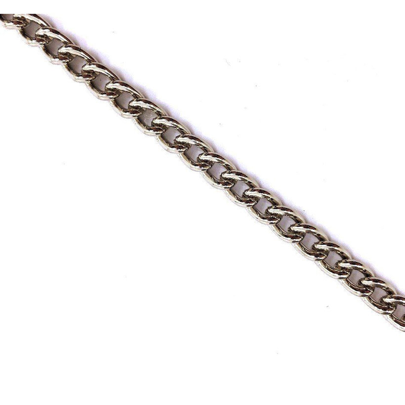 Řetěz ozdobný kroucený poniklovaný 1,2mm