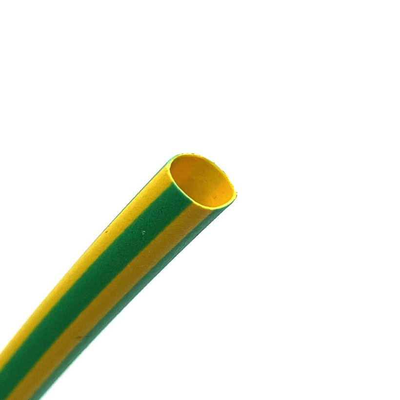Bužírka smršt. 2:1 zeleno-žlutá 2,4/1,2mm