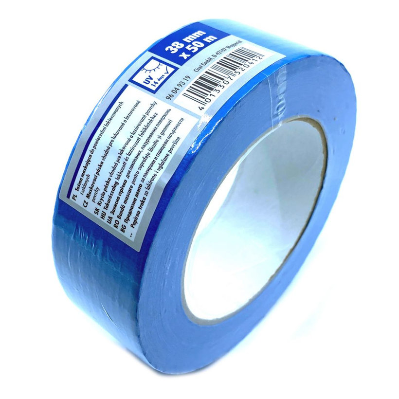 Páska lepicí papírová 50m modrá