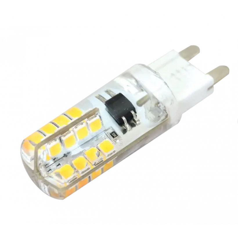 LED žárovka 3W G9 se silikonovým pouzdrem - neutrální bílá